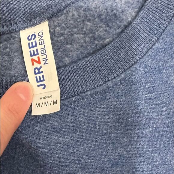 JERZEES Yellowstone Dutton Ranch Blue Sweatshirt Size Medium - Picture 6 of 6